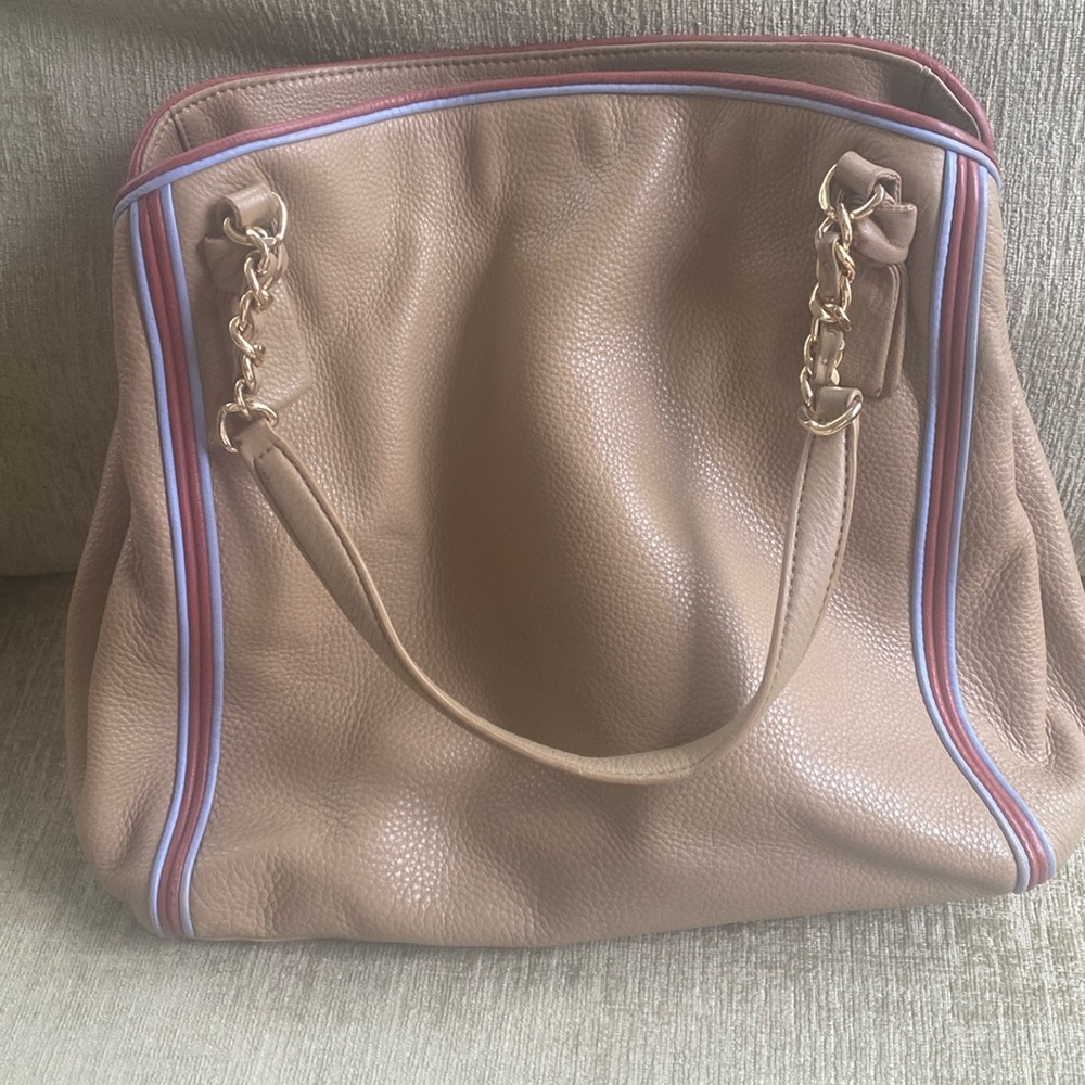 New conditions, soft leather tan, Tory Burch handbag